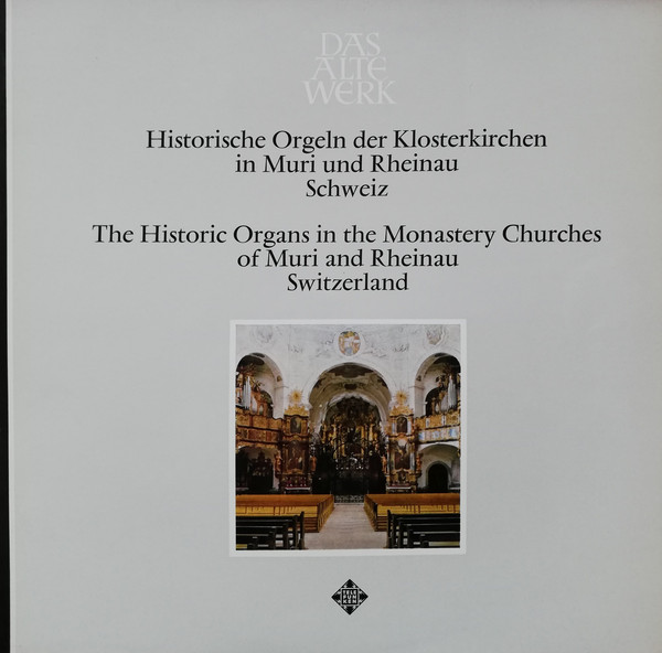 Siegfried Hildenbrand - Historische Orgeln Der Klosterkirchen In Muri Und Rheinau - Schweiz (LP) 16365
