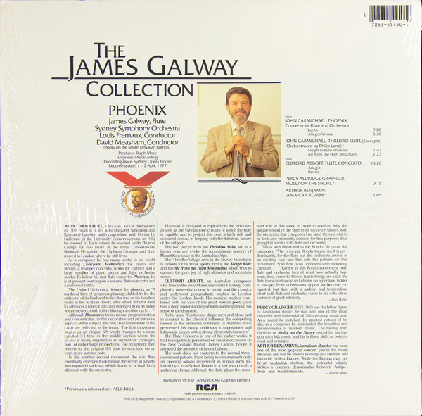 James Galway - Phoenix (LP, Album, Comp, RE, RM) 17840