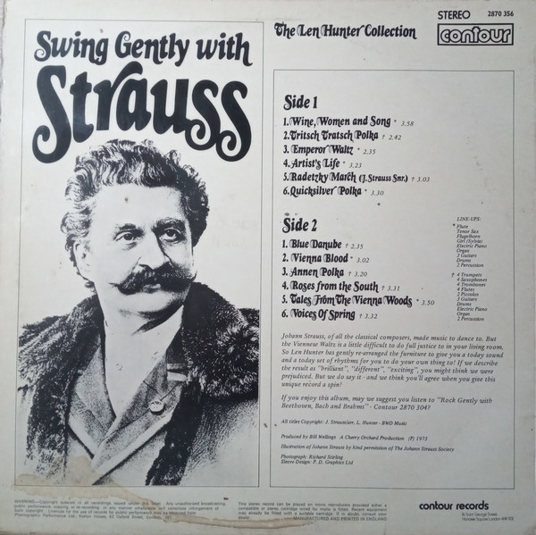 The Len Hunter Collection - Swing Gently With Strauss (LP) 17942