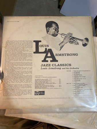 Louis Armstrong - Jazz Classics (LP, Comp, Mono, RE) 18318