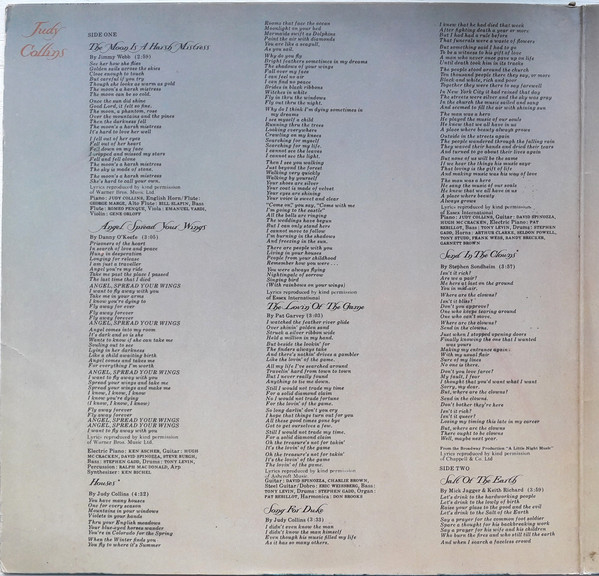 Judy Collins - Judith (LP, Album, Gat) 18006