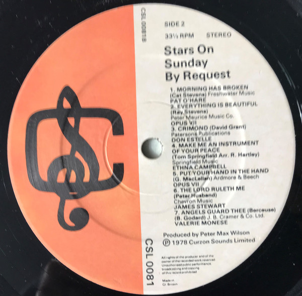 Various - Stars On Sunday By Request (LP, Comp) 17555