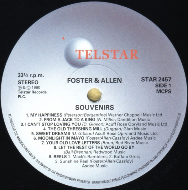 Foster and Allen - Souvenirs (LP) 17475