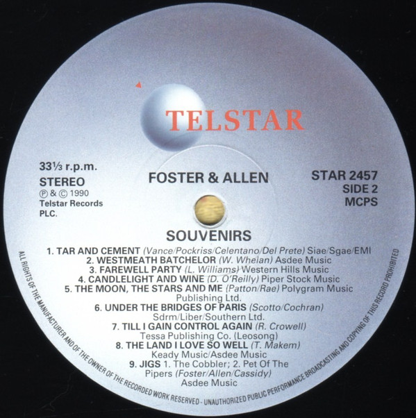 Foster and Allen - Souvenirs (LP) 17476