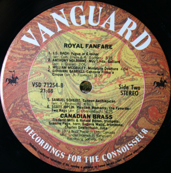 Canadian Brass* - Royal Fanfare (LP, Album) 16265