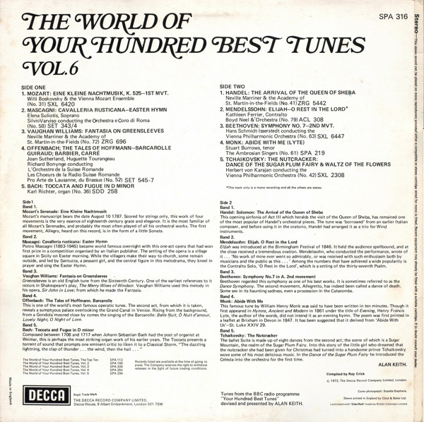Various - The World Of Your Hundred Best Tunes Vol. 6 (LP, Comp) 17987