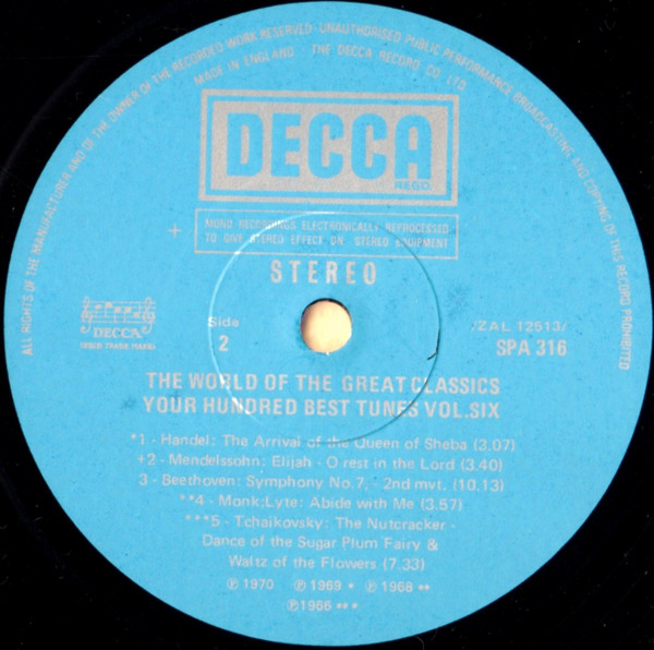 Various - The World Of Your Hundred Best Tunes Vol. 6 (LP, Comp) 17989