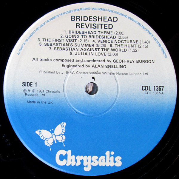 Geoffrey Burgon - Brideshead Revisited (LP, Album, Gat) 17526