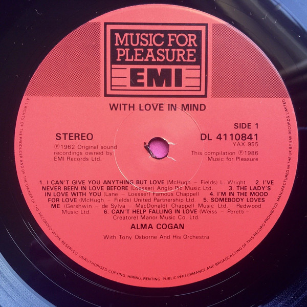 Alma Cogan - With Love In Mind (2xLP, Comp, RE, RP) 18510