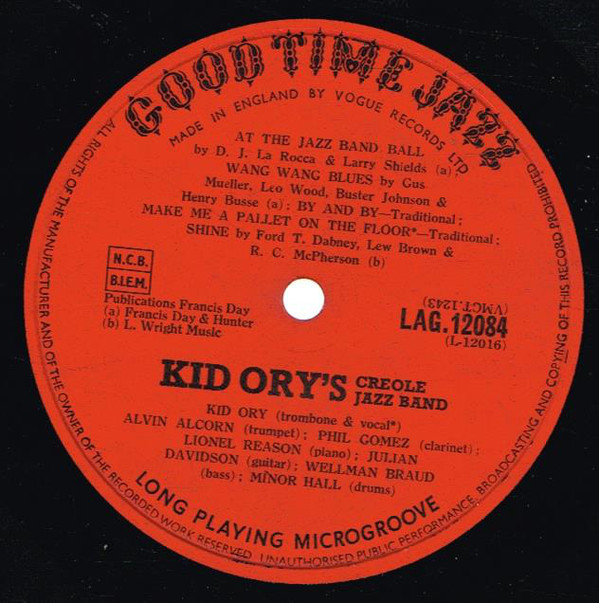 Kid Ory's Creole Jazz Band* - The Legendary 'Kid' (LP) 18231
