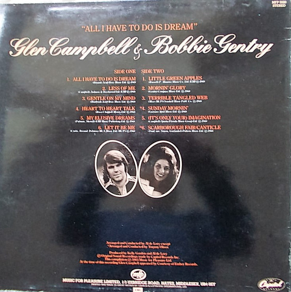 Glen Campbell and Bobbie Gentry - All I Have To Do Is Dream (LP, Comp) 15069