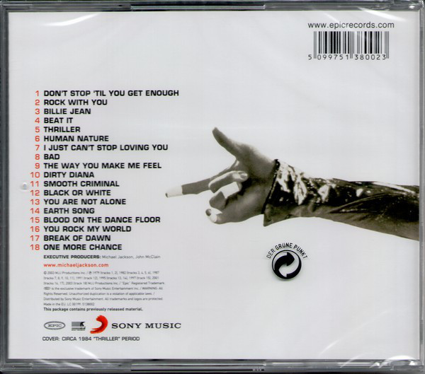 Michael Jackson - Number Ones (CD, Album, Comp, RE, Thr) 17391