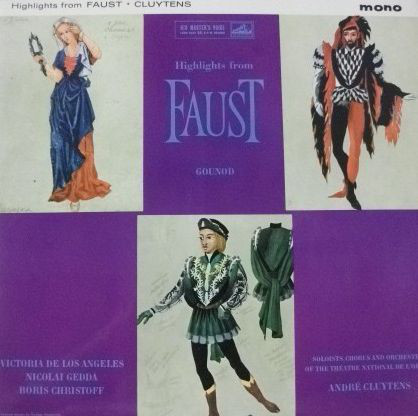 Gounod*, Orchestre National De L'Op√©ra De Paris, Andr√© Cluytens, Ren√© Duclos, Barbier*, Carre* - Highlights From Faust (LP, Mono) 16311
