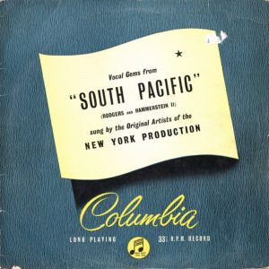 The Original Artists Of The New York Production* - Vocal Gems From South Pacific (LP, Mono, RE) 17991