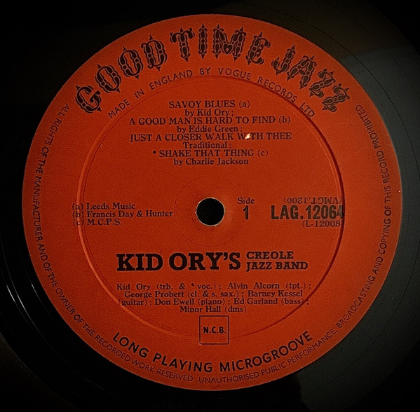 Kid Ory's Creole Jazz Band* - 1955 (LP, Album) 18241
