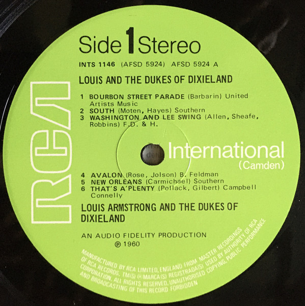 Louis* And The Dukes Of Dixieland - Louis And The Dukes Of Dixieland (LP, Album, RE) 18184