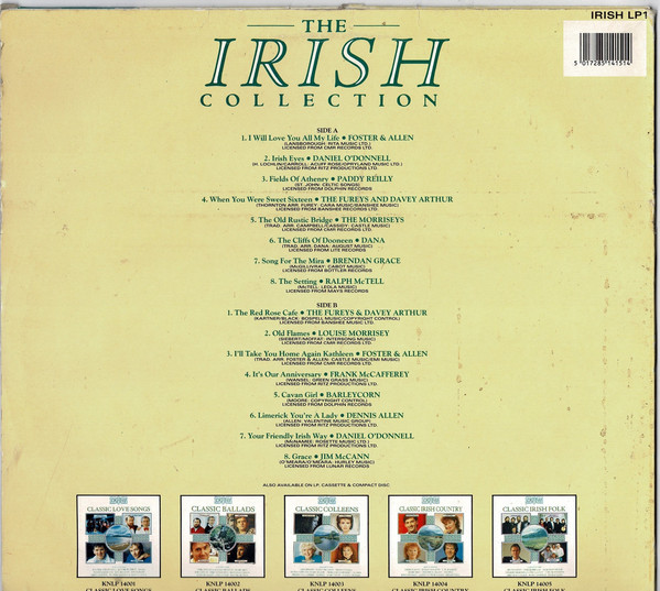 Various - The Irish Collection - 16 Irish Classics (LP, Comp) 17835