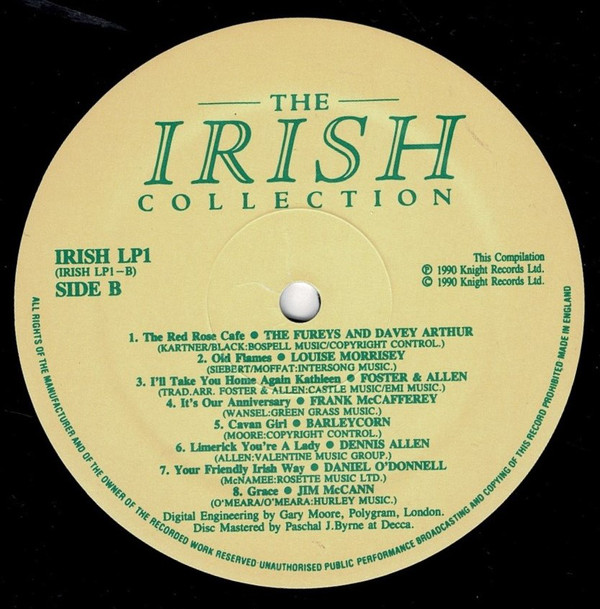 Various - The Irish Collection - 16 Irish Classics (LP, Comp) 17837