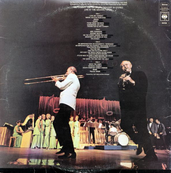 Ray Conniff And The Singers - Ray Conniff's Concert In Stereo (Live At The Sahara/Tahoe) (2xLP, Album, Gat) 18925