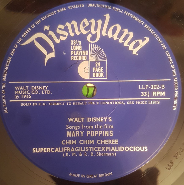 Various - Walt Disney's Story Of Mary Poppins (7") 39565