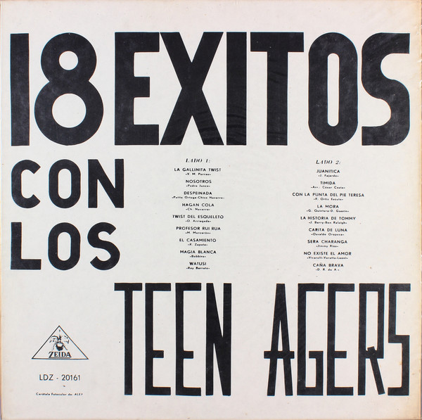 Los Teen Agers - 18 Exitos Con Los Teen Agers (LP, Comp, Mono) 21487