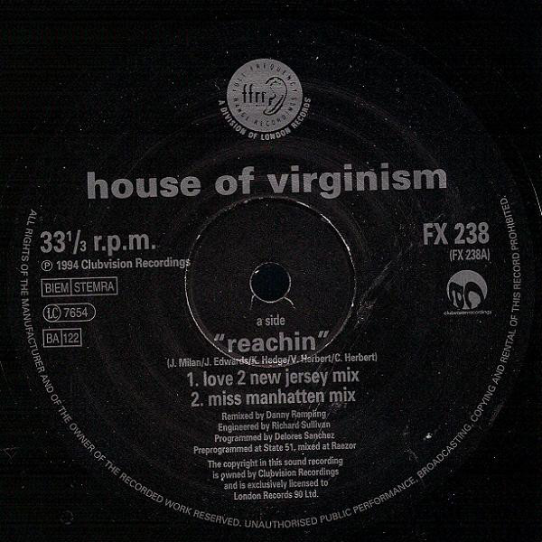 House Of Virginism - Reachin (12") 25375