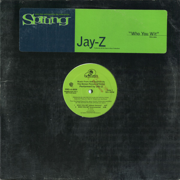 Jay-Z - Who You Wit (12", Promo) 21478