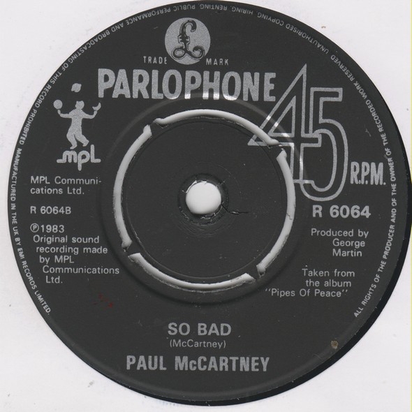 Paul McCartney - Pipes Of Peace (7", Single, Pus) 19827