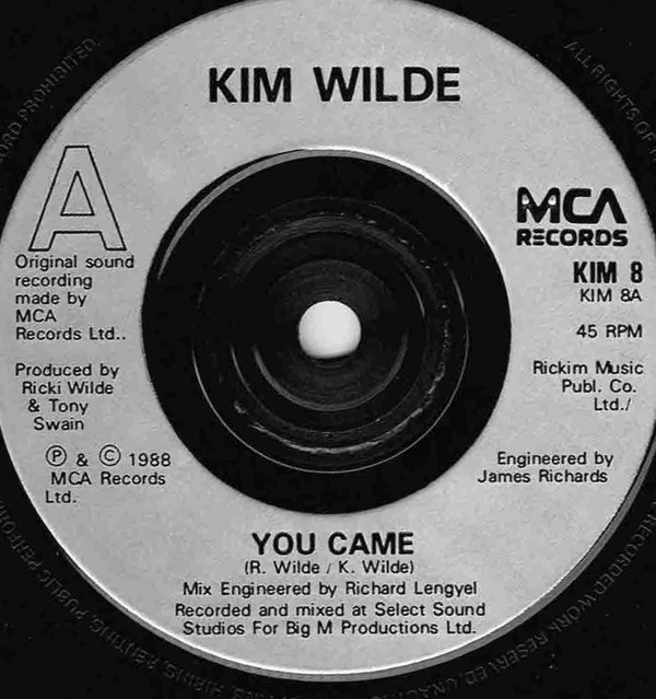 Kim Wilde - You Came (7", Single, Inj) 39204