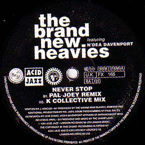The Brand New Heavies Featuring N'Dea Davenport - Never Stop (12") 19174