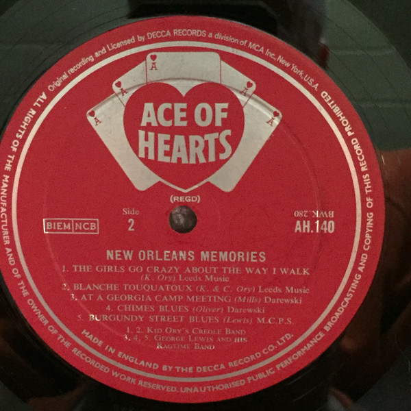 Bunk Johnson / Kid Ory / George Lewis (2) - New Orleans Memories (LP, Album) 21013