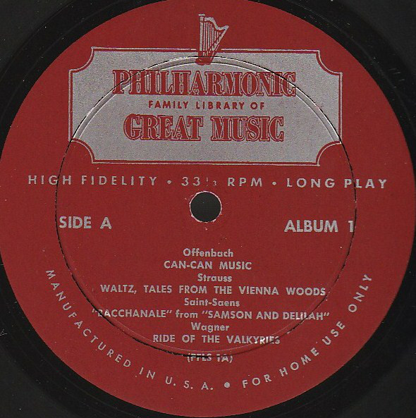 Various - Philharmonic Family Library Of Great Music Album 1 (LP + Box) 20168