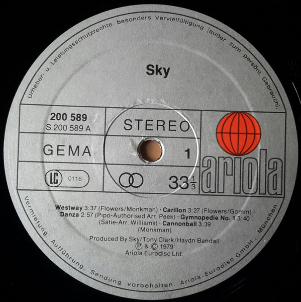 Sky (4) - Sky (LP, Album) 18921