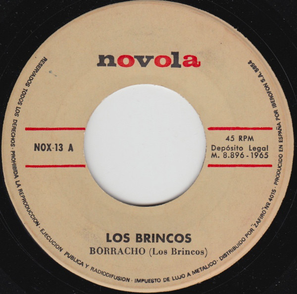 Los Brincos - Borracho / Sola (7", Single) 36034