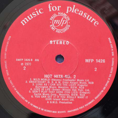 Various - Hot Hits 2 (LP) 21616