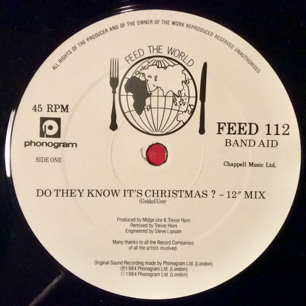 Band Aid - Do They Know It's Christmas? (12", Single, Orl) 19818