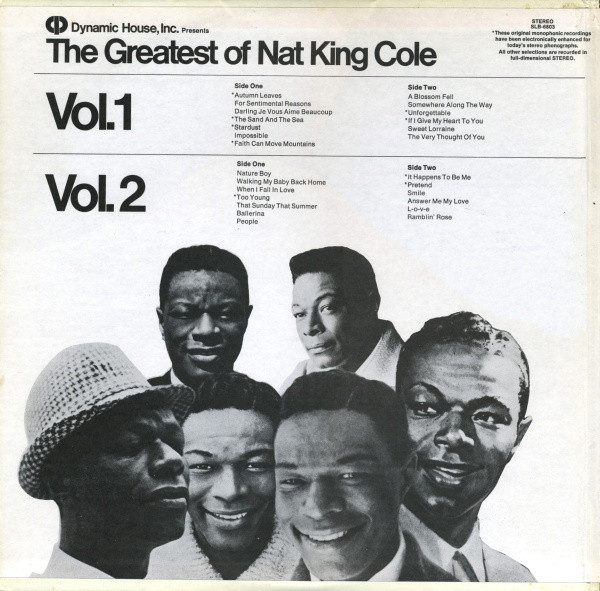 Nat King Cole - The Greatest Of Nat King Cole (2xLP, Album, Comp, Jac) 19445