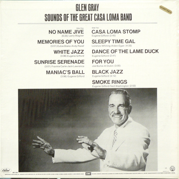 Glen Gray And The Casa Loma Band* - Sounds Of The Great Casa Loma Band (LP, Album, Mono) 20085