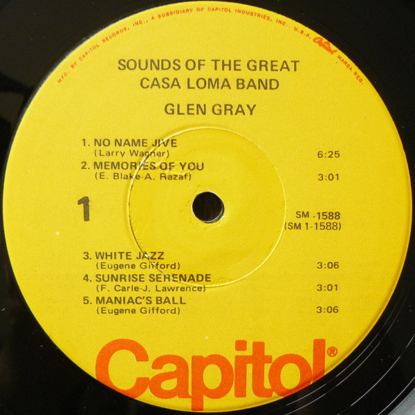 Glen Gray And The Casa Loma Band* - Sounds Of The Great Casa Loma Band (LP, Album, Mono) 20086