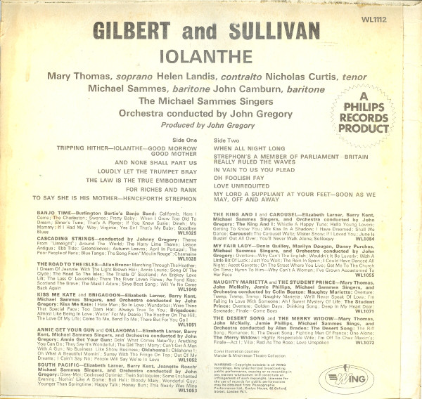 Gilbert And Sullivan* - Iolanthe (LP) 18869
