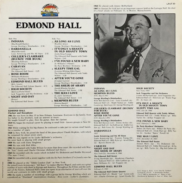 Edmond Hall - Edmond Hall (LP, Comp) 20975