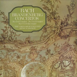 Johann Sebastian Bach, The Virtuosi Of England ¬∑ Arthur Davison - Brandenburg Concertos No. 4 In G Major / No. 5 In D Major / No. 6 In B Flat Major (LP) 18815