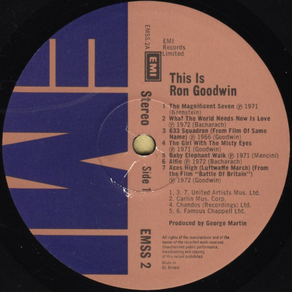 Ron Goodwin And His Orchestra - This Is Ron Goodwin (LP, Comp) 25391