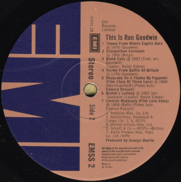 Ron Goodwin And His Orchestra - This Is Ron Goodwin (LP, Comp) 25392
