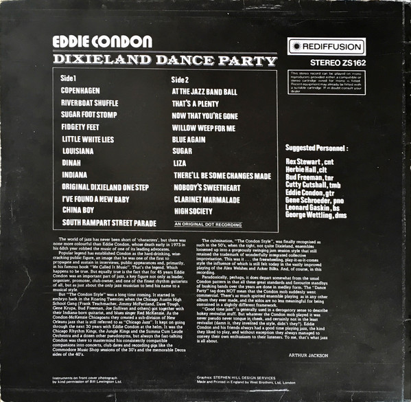 Eddie Condon - Dixieland Dance Party (LP, RE) 20966