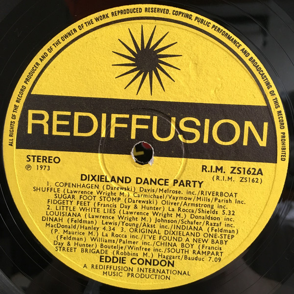 Eddie Condon - Dixieland Dance Party (LP, RE) 20967