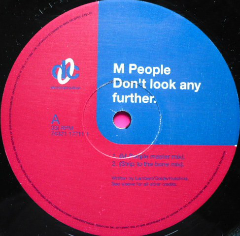 M People - Don't Look Any Further (12", Single) 21444