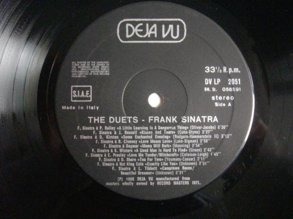 Frank Sinatra - The Frank Sinatra Duets (LP, Comp) 20613