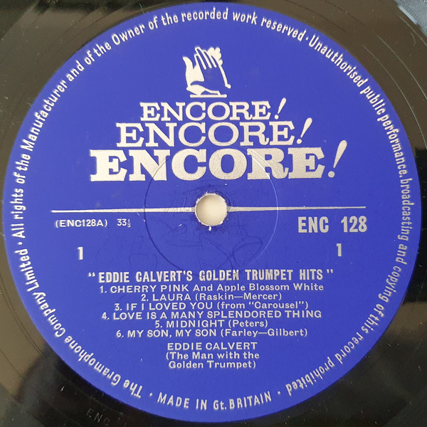Eddie Calvert - Eddie Calvert's Golden Trumpet Hits (LP, Comp, Mono) 19410