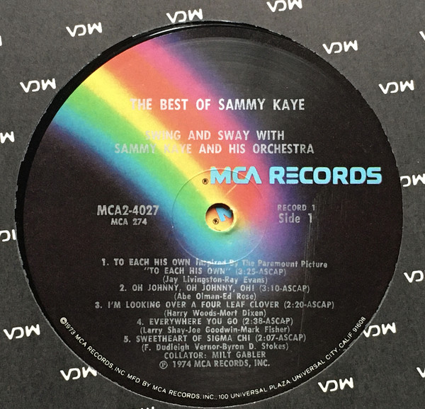 Sammy Kaye - The Best Of Sammy Kaye (2xLP, Comp) 21248